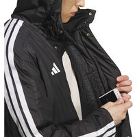 adidas(アディダス) アウター 防寒 スリーストライプス ルーズフィット ロング ボアコート J/3XL KA1302 BW566（直送品）