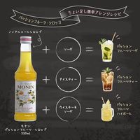 業務用 割り材 モナン パッションフルーツ・シロップ 700ml 6本 MONIN 割材 ドリンクベース フレーバーシロップ