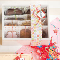 ヘッズ 和風ドットスイーツパック（茶）/クリア-2 WAB-OB2 1セット（1袋(100枚入)×10）