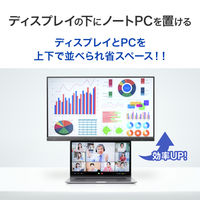 アイ・オー・データ機器 USB TypeーC搭載 23.8型ワイド液晶ディスプレイ ホワイト 高機能台座 LCD-C242SDW-F 1台