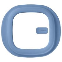 耐熱ガラス製 保存容器 1.5L ブルー LNG482 1個 電子レンジ・オーブン・食洗機対応 LIV PLUS