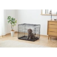 アイリスオーヤマ 折りたたみケージ OKE-750R アイアンブラックカラー 1個