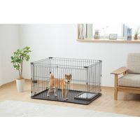 アイリスオーヤマ システムサークルトレー付き STS-1200T マットブラウン 1台