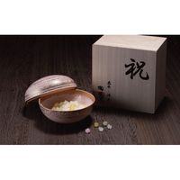 【ギフト包装】西日本陶器　陶悦窯　金平糖付ボンボニエール(木箱お名入れ)　210121033　1個（直送品）