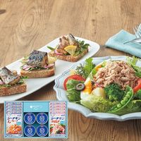 【ギフト包装】アデリー　ヘルシーギフト　ｆｏｒスマイル　シーチキン＆サバ缶セット　210471018　1個（直送品）