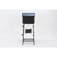 不二貿易 メールボックス ローズ横型 ブルー 96760 1台