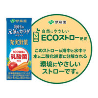 伊藤園 充実野菜 100億個の乳酸菌ミックス エコパック 紙パック 200ml 1箱（24本入）【野菜ジュース】