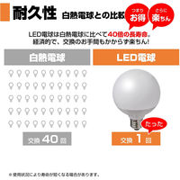 朝日電器 LED電球 ボール形G95 LDG4L-G-G2102 1個