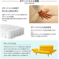 セルタン 組み合わせ コンパクトソファ 2人掛 ファブリック 幅935mm ダリアンブルー A969p-626BL 1セット（直送品）