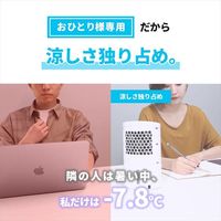 スリーアールソリューションズ Qurra 冷風扇 ヒヤミスト Light ホワイト 3R-TCF04WT 1台