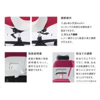 イトーキ ノナチェア KZ-336PVH ホワイト×ブラック KZ-336PVH-W9T1 1脚（直送品）