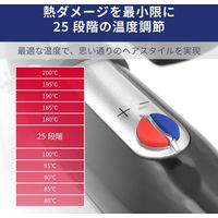 Areti（アレティ） 26mm マイナスイオン カールアイロンコテ カール チタニウムコーティング ブラック（直送品）