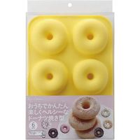 貝印 KHS シリコーンドーナッツ型6個取ベーシック #000DL6244 1個（直送品）