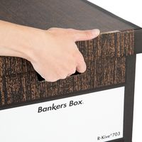 フェローズ 703Sボックスバンカーズボックス ウッドグレイン FE-1006601 1パック(3枚入)