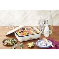 アイリスオーヤマ ricopa ミニホットプレート MHP-R102-WC 1台