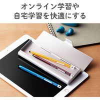 エレコム タッチペン/スマホ・タブレット用/鉛筆型/三角/細軸/超感度タイプ/ブルー P-TPEN02SBU 1個（直送品）
