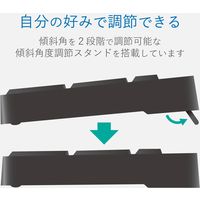ワイヤレスキーボード 無線 フルサイズ 高耐久 メンブレン ブラック TK-FDM063TBK エレコム 1個（直送品）