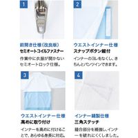 男女兼用長袖ジャンパー SZ411-W-3L 1着 サーヴォ（直送品）