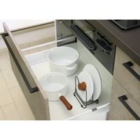 リッチェル トトノ 引き出し用 鍋ふたスタンドN 111746 8個（直送品）