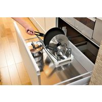 リッチェル トトノ 引き出し用 鍋フライパンスタンドN レギュラー 111745 3個（直送品）