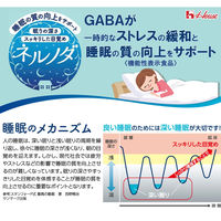 ネルノダ 粒タイプ お徳用 1セット（1箱（3粒×22袋入）×2） 睡眠の質の向上をサポート 機能性表示食品 ハウス