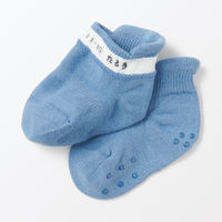 無印良品 ベビー 足なり直角 スニーカーイン（３足組） １１～１５ｃｍ ブルー・ネイビー・グレー 良品計画