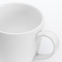 【まとめ買いセット】無印良品 日常の器 デミタスカップ 白 約130mL 1セット（1個×6） 良品計画