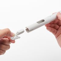 【まとめ買いセット】無印良品 ヘッドが付け替えられる 伸縮ポール 約直径2.5×長さ68-110cm 1セット（1個×10）