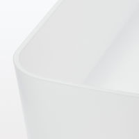 【まとめ買いセット】無印良品 ポリプロピレン整理ボックス2 約幅8.5×奥行25.5×高さ5cm 1セット（1個×48） 良品計画