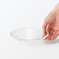 【まとめ買いセット】無印良品 ソーダガラス 浅鉢 小 約直径16cm 1セット（1個×6） 良品計画