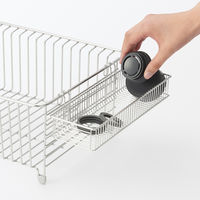 【まとめ買いセット】無印良品 ステンレス ワイヤートレー 水切りカゴ用 約幅25×奥行10×高さ6cm 1セット（1個×6）