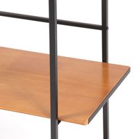 ウッド＆アイアン3段シェルフ ナチュラル　ラック　 studio CLIP