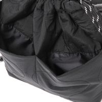 キルト2WA巾着バッグ ブラック LAKOLE/ラコレ