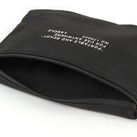 ポーチ　撥水 WRフラットポーチ ブラック LAKOLE/ラコレ