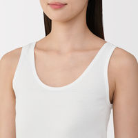 無印良品 レディース 婦人 あったか綿 タンクトップ 婦人Ｓ オフ白 良品計画