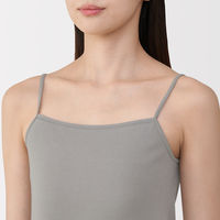 無印良品 レディース 婦人 あったか綿 キャミソール 婦人Ｍ グレイッシュブラウン 良品計画