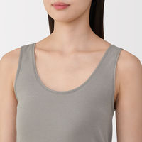 無印良品 レディース 婦人 あったか綿 タンクトップ 婦人Ｍ グレイッシュブラウン 良品計画