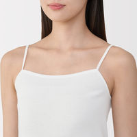 無印良品 レディース 婦人 あったか綿 キャミソール 婦人Ｌ オフ白 良品計画