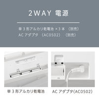 キングジム ビジュアルバータイマー 大型 シロ VBT100-W 1台