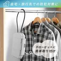 【セキュリティーボックス】カール事務器 ポータブルセーフティボックス ダイヤル錠 防水タイプ PSBー02ーW 1個