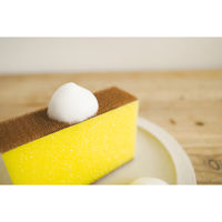 キッチンスポンジ ソフトスポンジ カステラスポンジ イエロー 1パック（4個入）アイセン