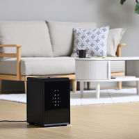 YAMAZEN スチーム式加湿器 上部給水 炊飯器型 内釜取外し 容量3.4L 加湿量550ml KSF-S34(B) 1台