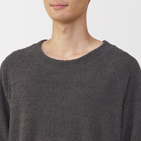 無印良品 メンズ　紳士 なめらかニットフリース 長袖ルームウェアセット 紳士Ｓ ダークグレー 良品計画