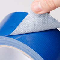 アスクル 現場のチカラ カラー布テープ 青 幅50mm×長さ25m エコノミータイプ 1巻 オリジナル