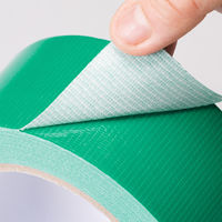 アスクル 現場のチカラ カラー布テープ 緑 幅50mm×長さ25m エコノミータイプ 1巻 オリジナル