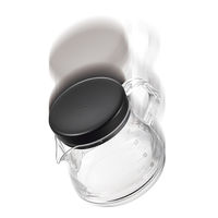 コーヒーサーバー コーヒーポット 400mL ブラック ストロン TW-3730 1個 食洗機対応 割れにくい 日本製 曙産業