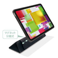 ナカバヤシ iPad 10.9インチ用 マグネット付分離式衝撃吸収ケース ブラック TBC-IP2201BK 1個