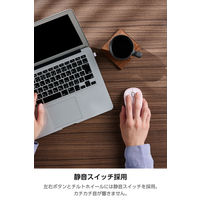 ワイヤレスマウス 静音 Bluetooth/無線2.4GHz 7ボタン チルト ピンク M-MY40MBSPN-G エレコム 1個（直送品）