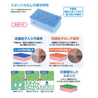 キクロン キクロンPRO スポンジたわし ソフト グリーン B-611 1個 63-5703-54