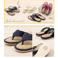 センコー SDS　サニーサニー　鼻緒　スリッパ　約22.5cm　ホワイト SDS150399 1足（直送品）